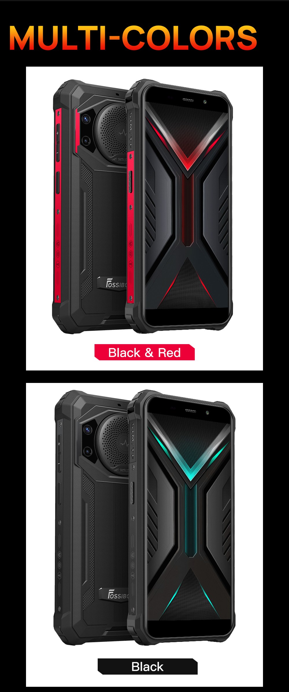 FOSSiBOT F101 traz corpo robusto, bateria de 10.600 mAh e