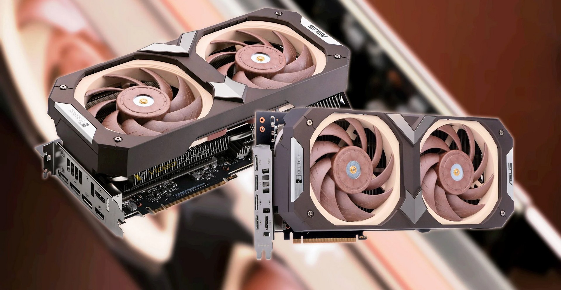 Laine NVIDIA GeForce RTX 4080 ASUS Noctua Edition avec réduction du bruit