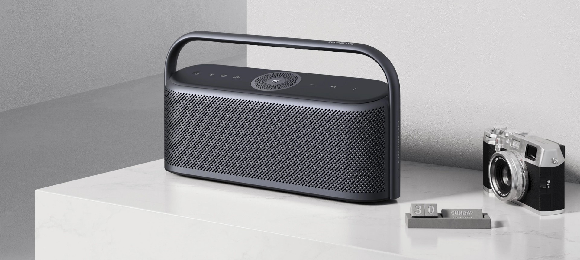 Som premium em qualquer lugar: caixa Bluetooth Soundcore X600 em