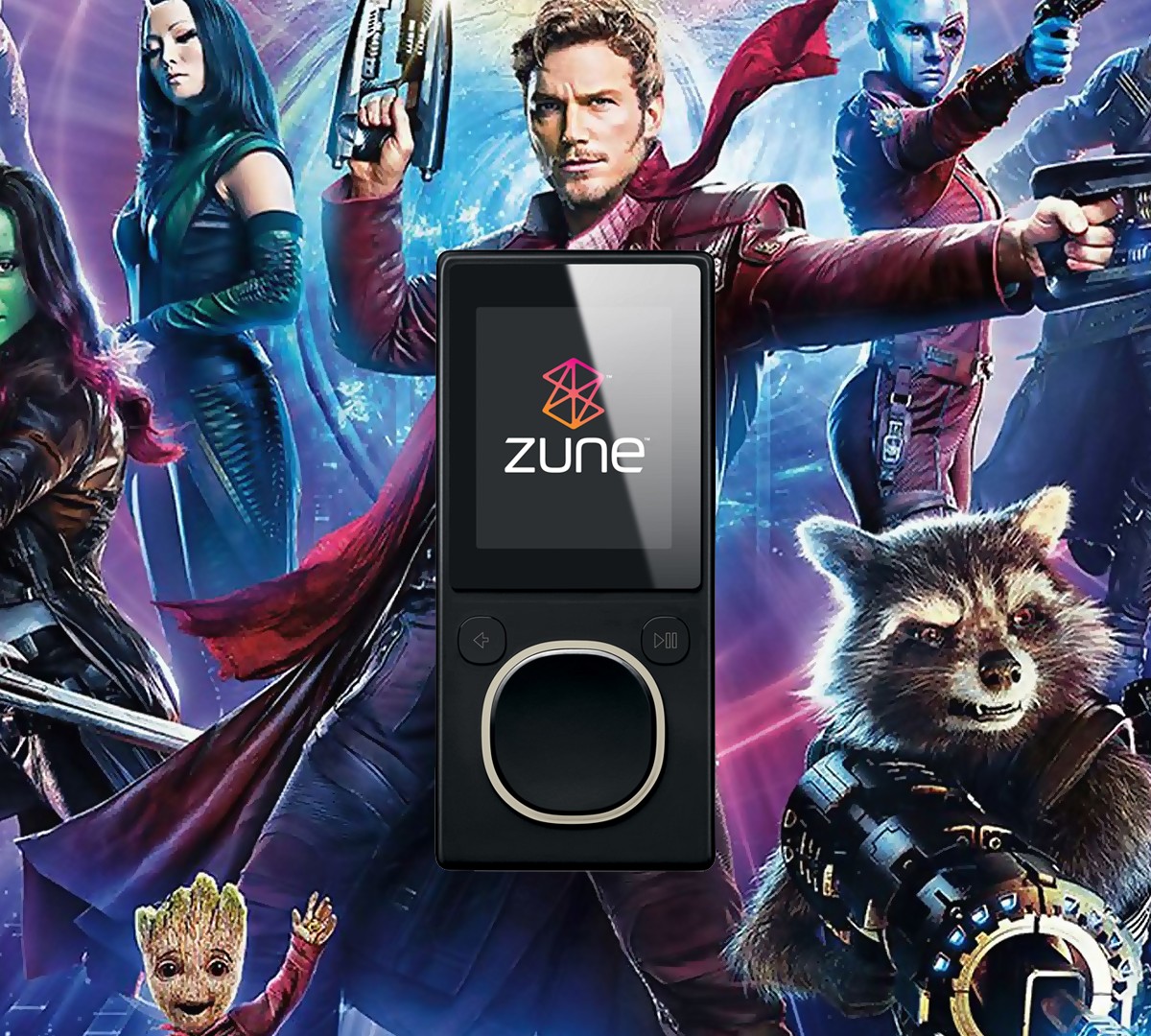 O Zune voltou? Microsoft e Guardiões da Galáxia ressuscitam site