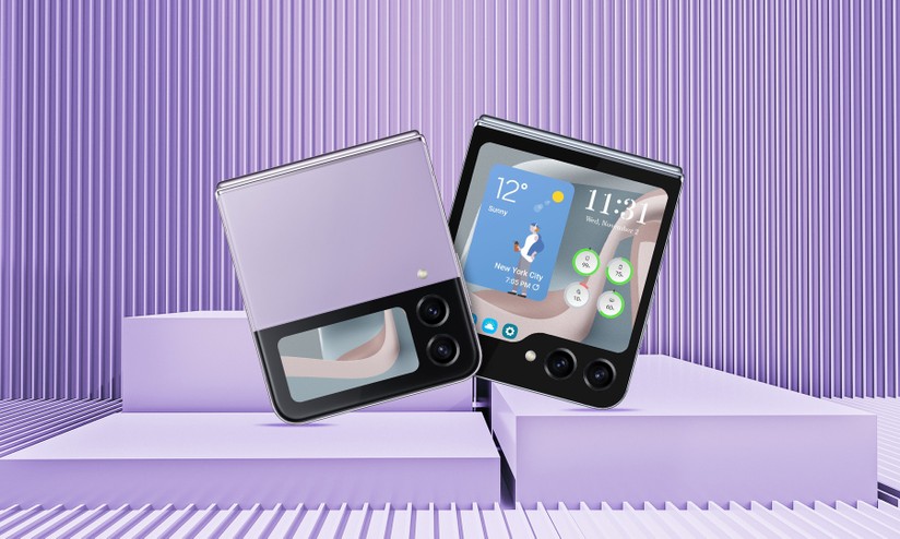 Samsung promove exposição do Galaxy Z Flip 5 na cidade de São