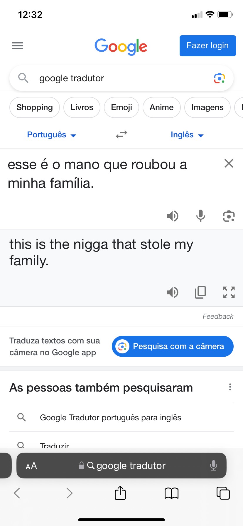 Google Tradutor: ferramenta usa termo racista para traduzir mano