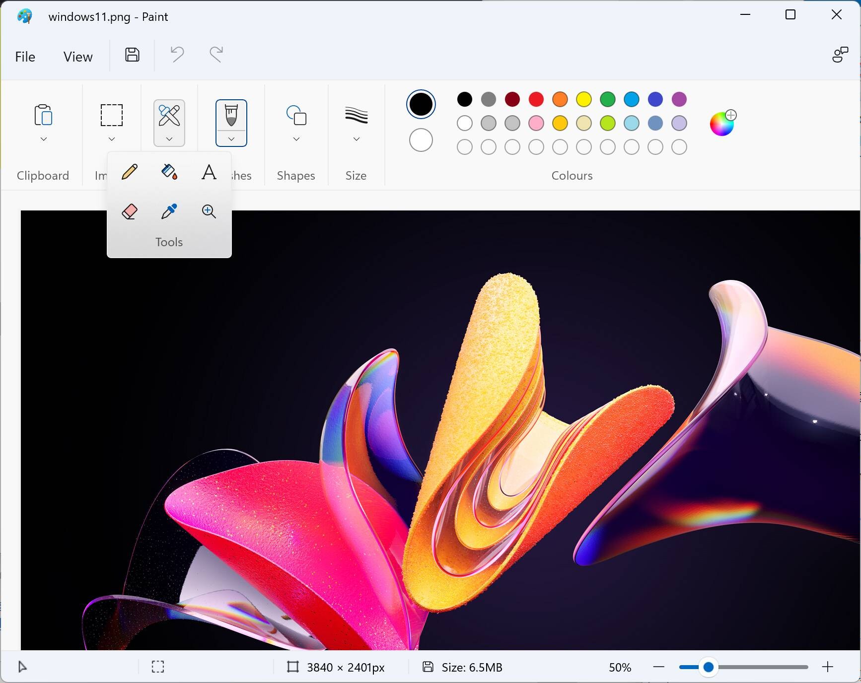 Microsoft Paint finalmente recebe um modo escuro no Windows 11