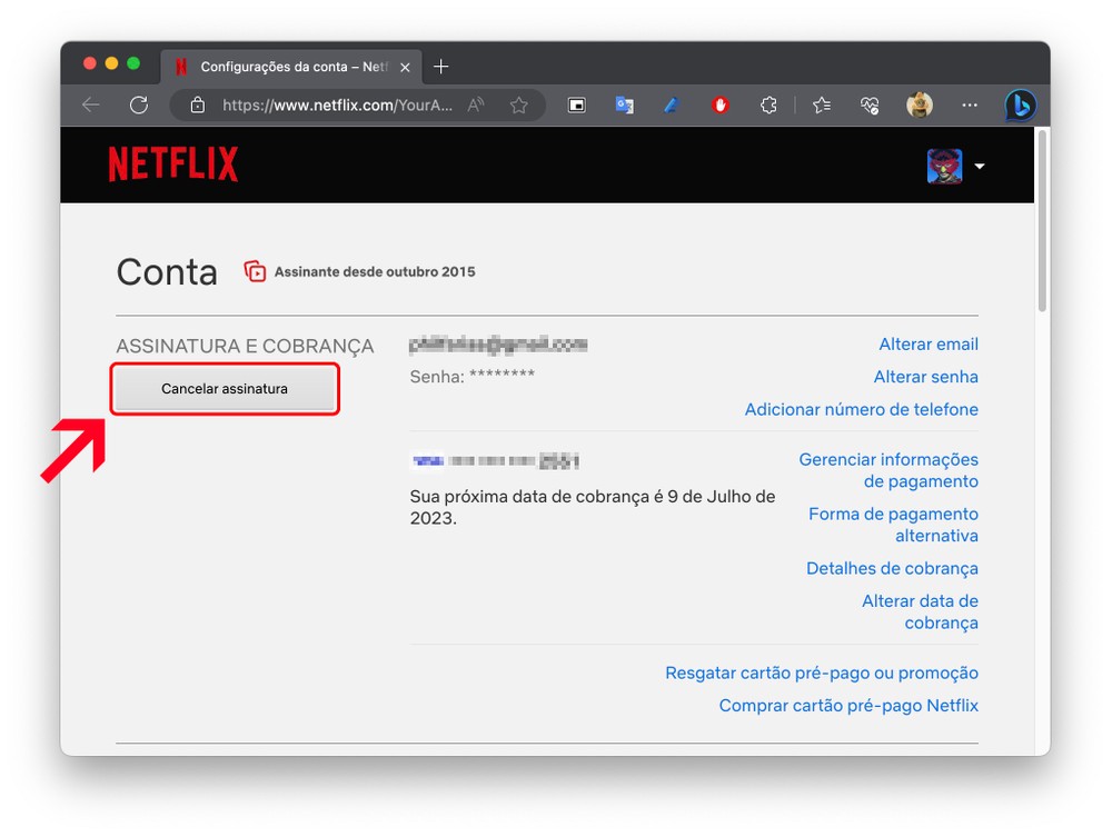 Como cancelar a Netlix pelo celular, TV ou computador