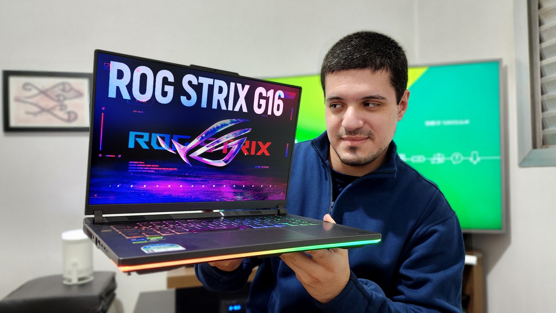 ROG Strix G16 notebook gamer ASUS com alto desempenho em qualquer jogo