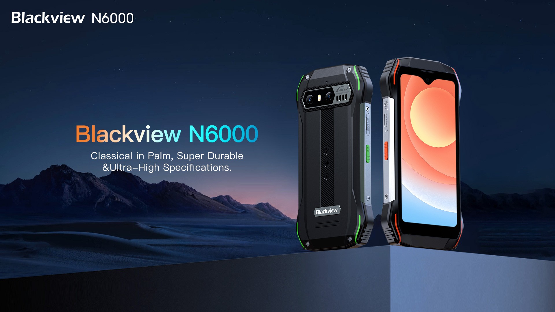 Blackview N6000 耐衝撃スマートフォン Blackview N6000: mini celular robusto de 4,3 polegadas é lançado