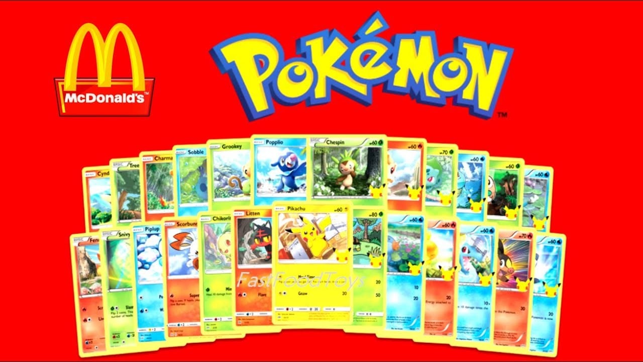 Pokémon é tema do McLanche Feliz de janeiro com coleção TCG