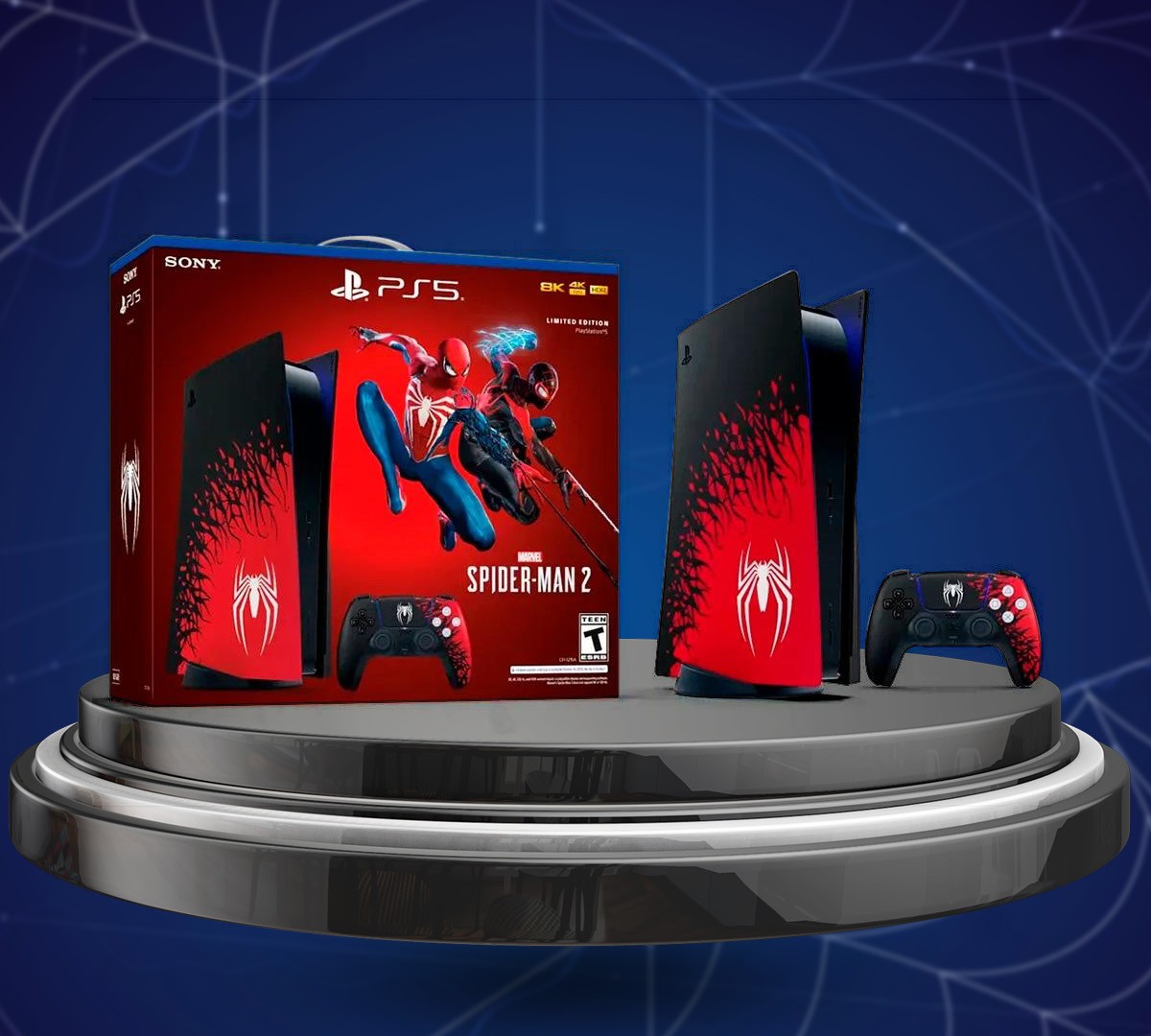 PlayStation 5: edição do console com o jogo Spider-Man 2 chegará