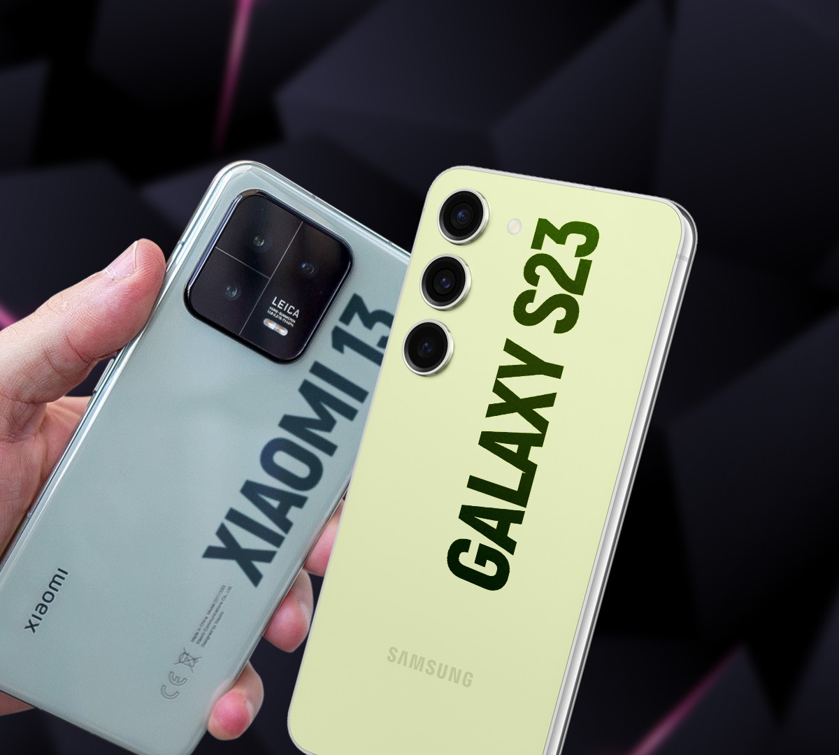 Xiaomi 13 vs Galaxy S23: top compacto chinês desafia o rival