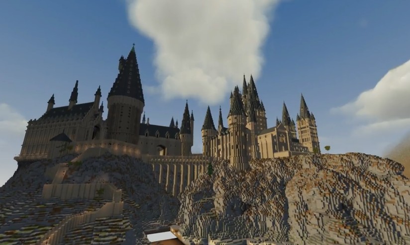 O Castelo e os Campos de Hogwarts