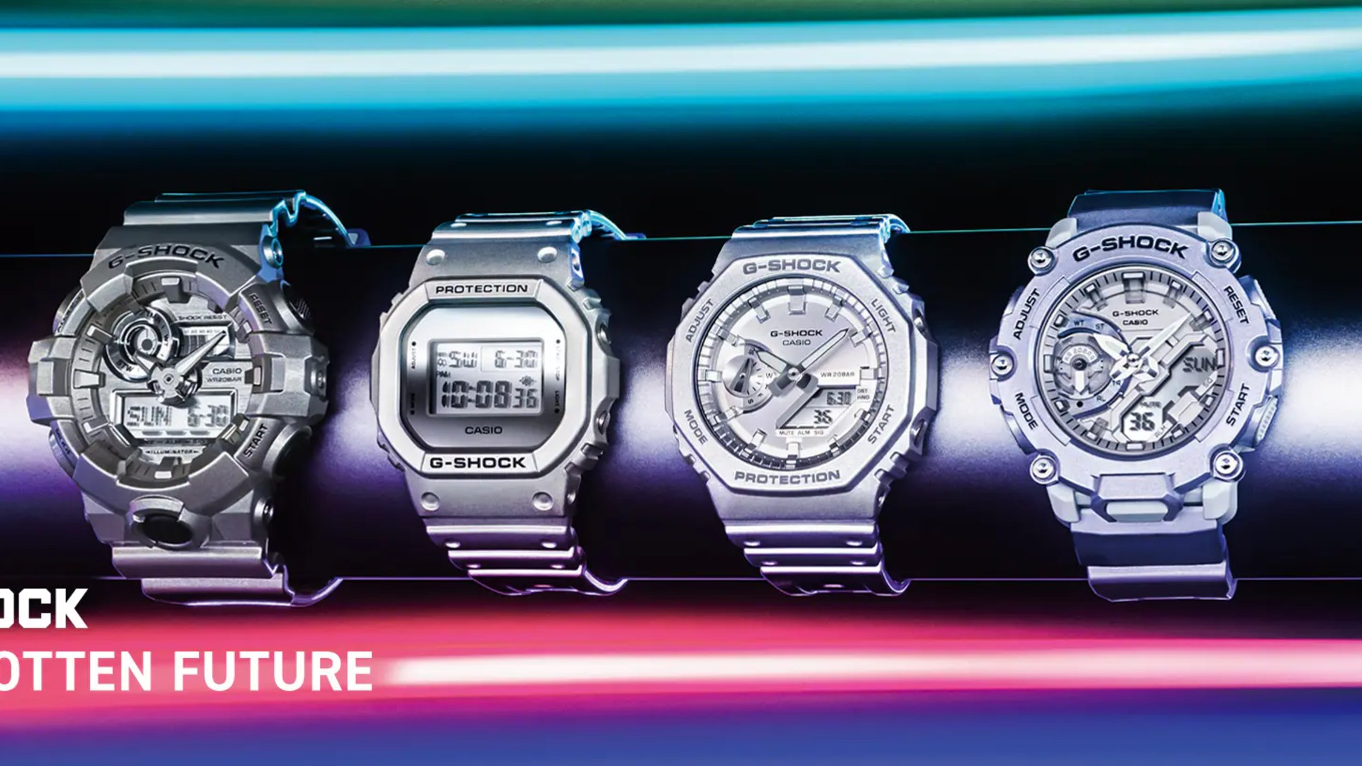 G-Shock lança linha retrofuturista com modelos em G-Shock lança linha retrofuturista com modelos em