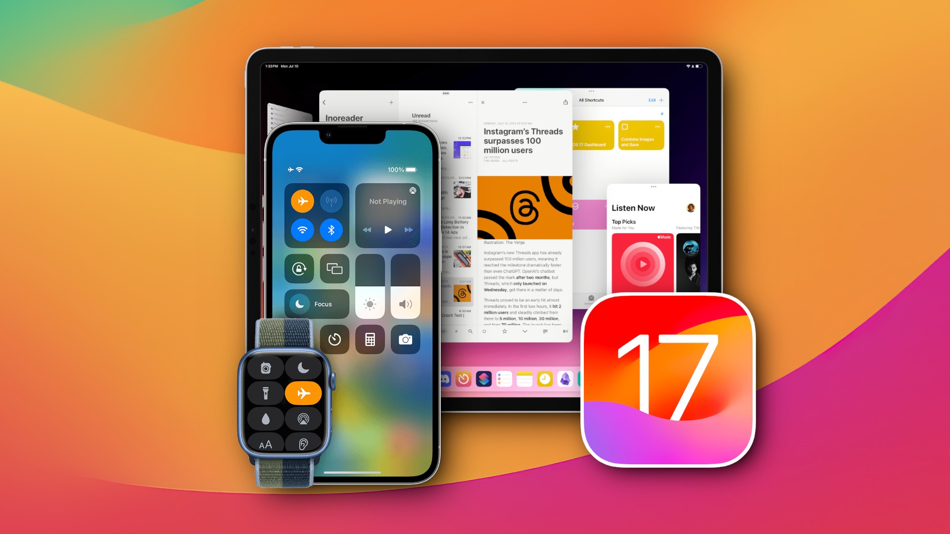 Apple libera iOS 17, iPadOS 17 e watchOS 10; veja as novidades 