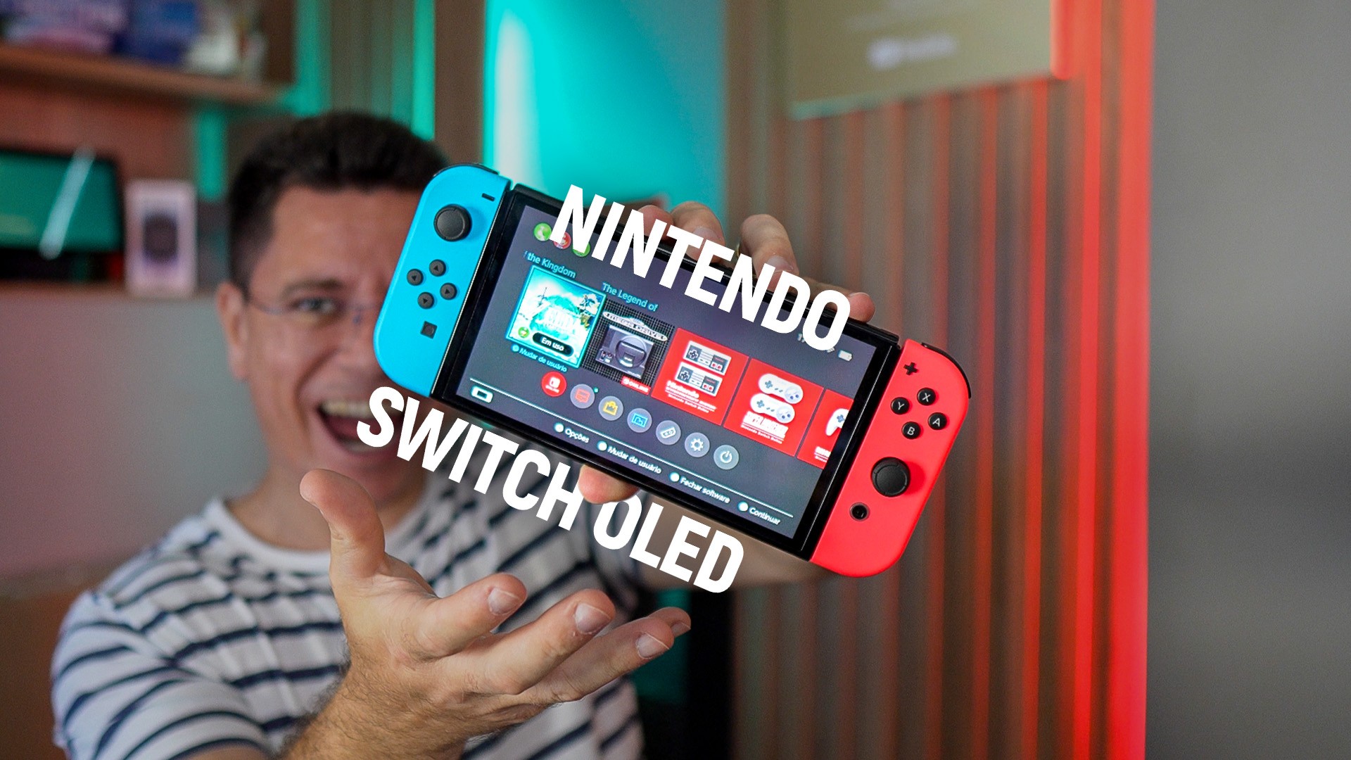 Nintendo Switch Neon E Jogo A Escolher Pokemon Zelda Mario