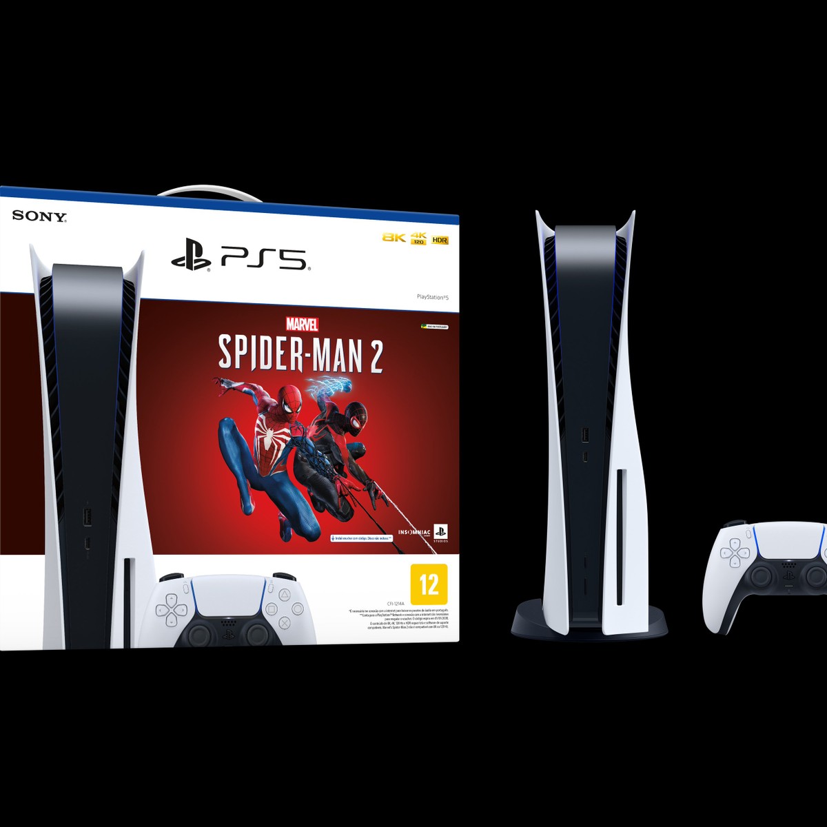 PlayStation 5: edição do console com o jogo Spider-Man 2 chegará