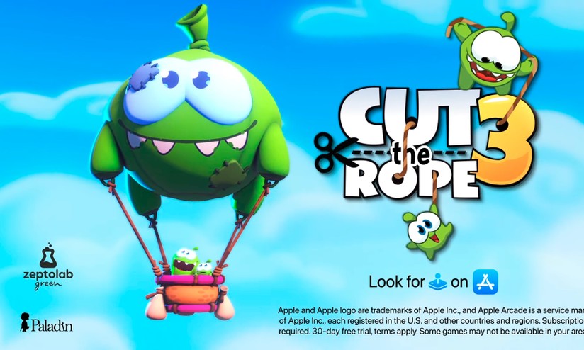 Apple Arcade: Cut the Rope 3 chega de forma exclusiva ao catálogo 