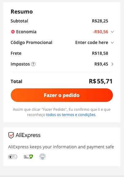 Como comprar no AliExpress pelo PC e celular e não ser taxado