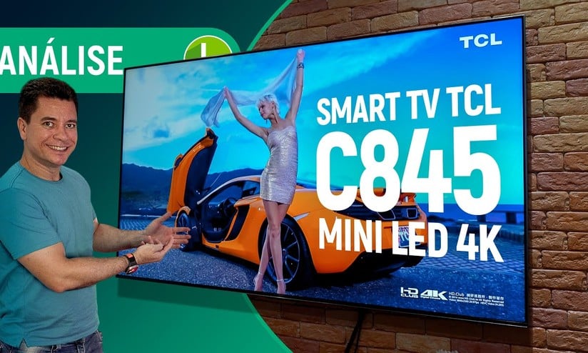 Smart TV TCL C845: a melhor Mini LED gamer com brilho alto e taxa de 144 Hz