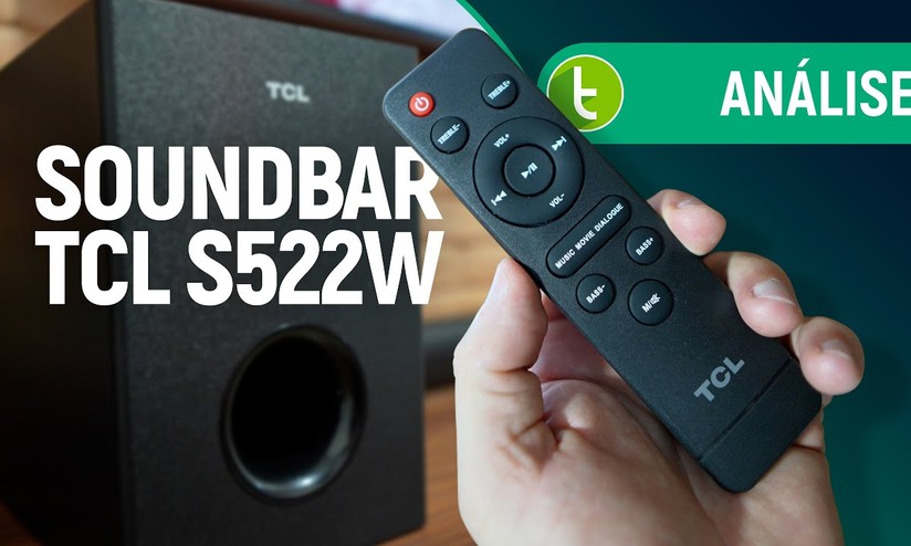 TCL S522W: soundbar acessível consegue entregar som de