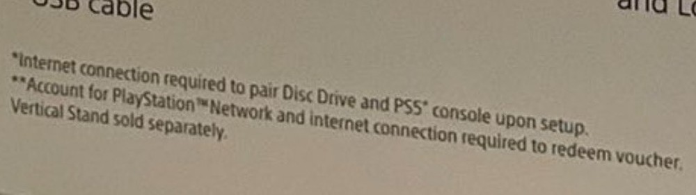 Novo PS5: leitor de disco removível precisa de internet para ser pareado 