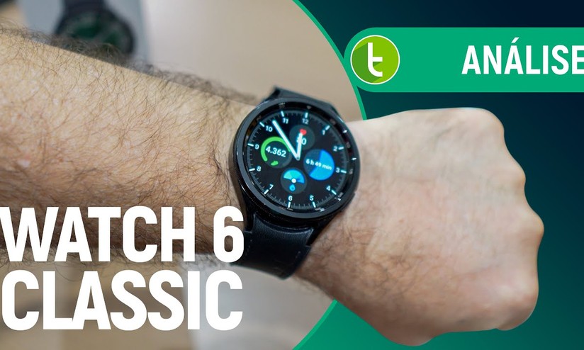 Galaxy Watch 6 Classic: coroa giratória e ajustes o tornam melhor