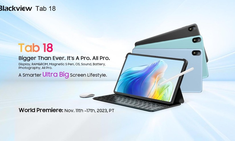 Blackview Tab 18 é lançado no AliExpress com tela de 12