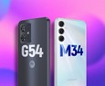 Moto G54 vs Galaxy M34: audio y selfies