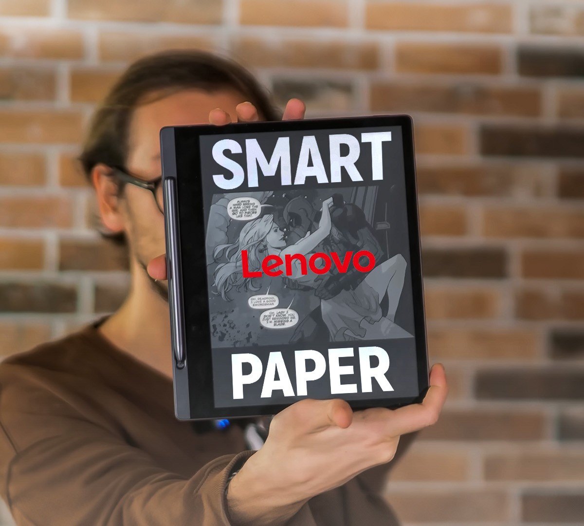 Lenovo Smart Paper desafia Kindle com jeitão de tablet e caneta stylus