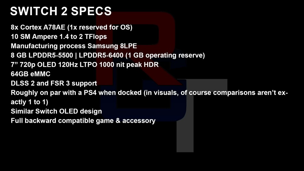 Nintendo Switch 2 | Console pode ter até 12GB de RAM e estas outras novidades