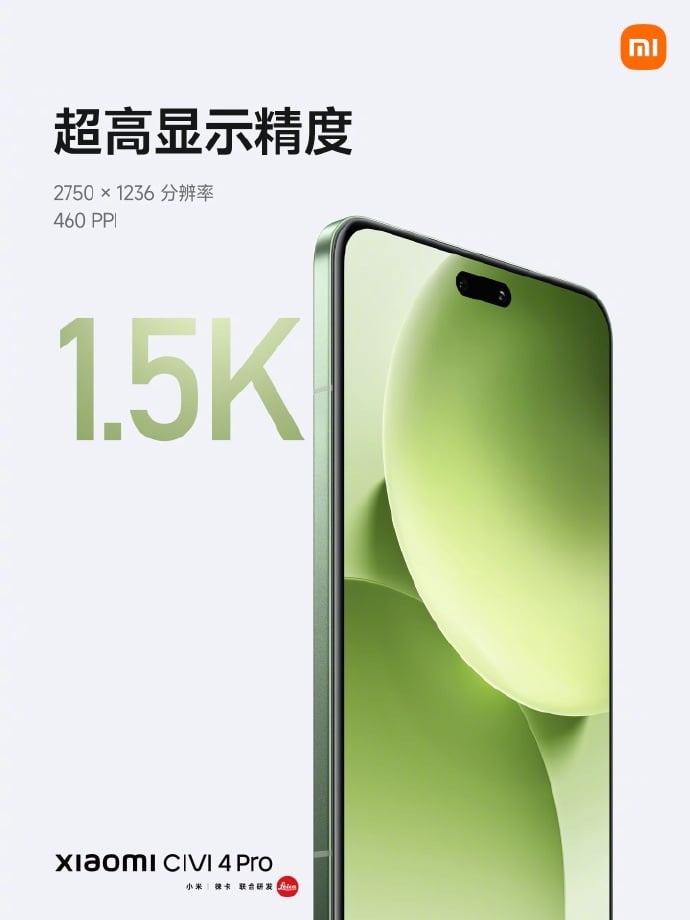 Xiaomi Civi 4 Pro é anunciado com Snapdragon 8s Gen 3 e sensor de