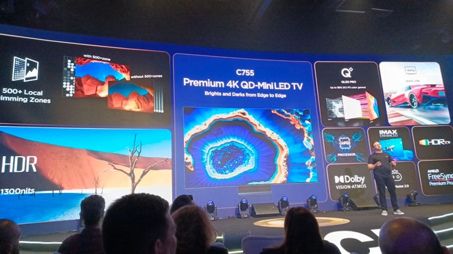 Gigante! TCL anuncia a maior TV QD-Mini LED do mundo e mais produtos no Brasil