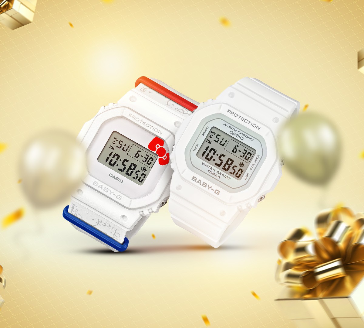 カシオ「BABY-G」30周年、誕生50周年のハローキティと