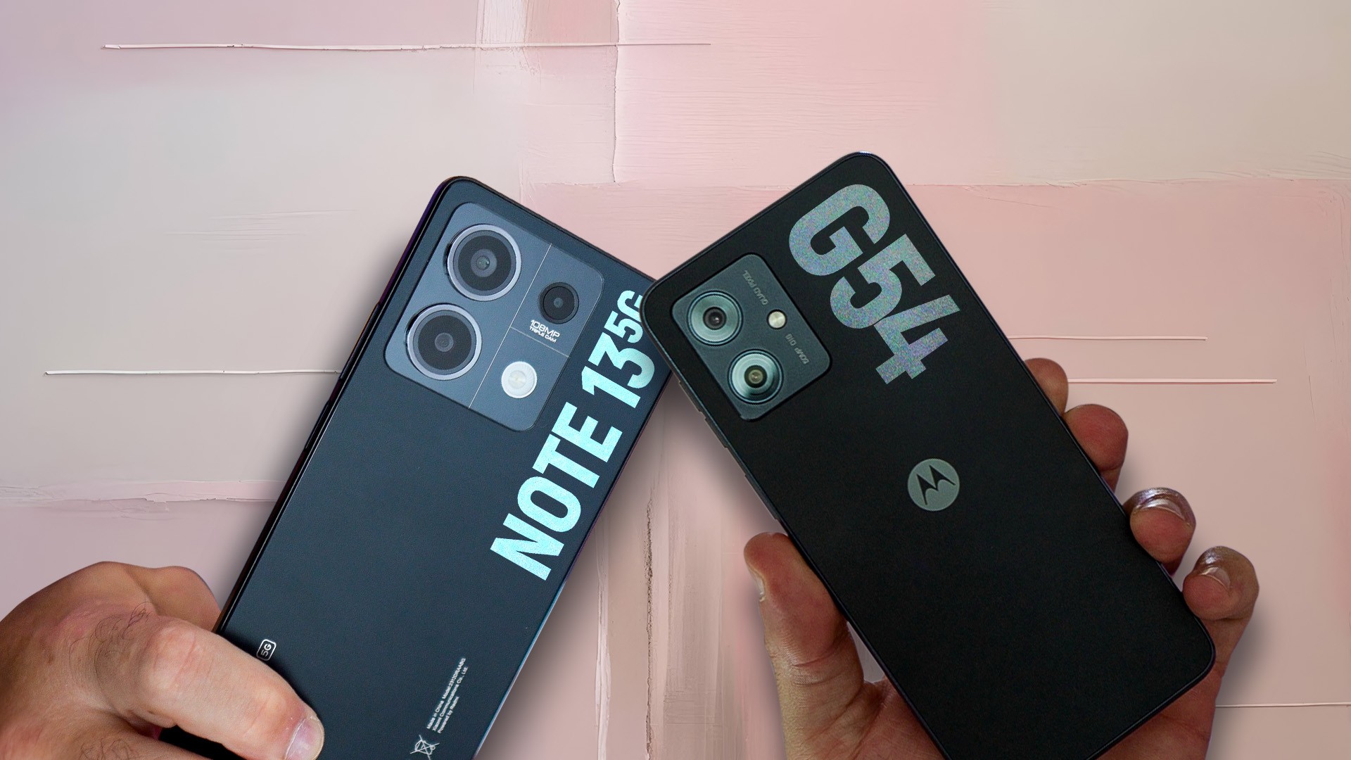 Redmi Note 13 5G vs Moto G54 : duel équilibré décidé dans les détails |  Comparatif