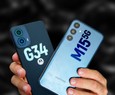 Galaxy M15 vs Moto G34: qual 