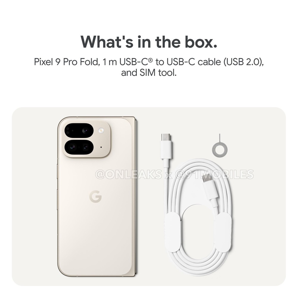 Google Pixel 9 Pro Fold tem novas especificações, imagem e preços