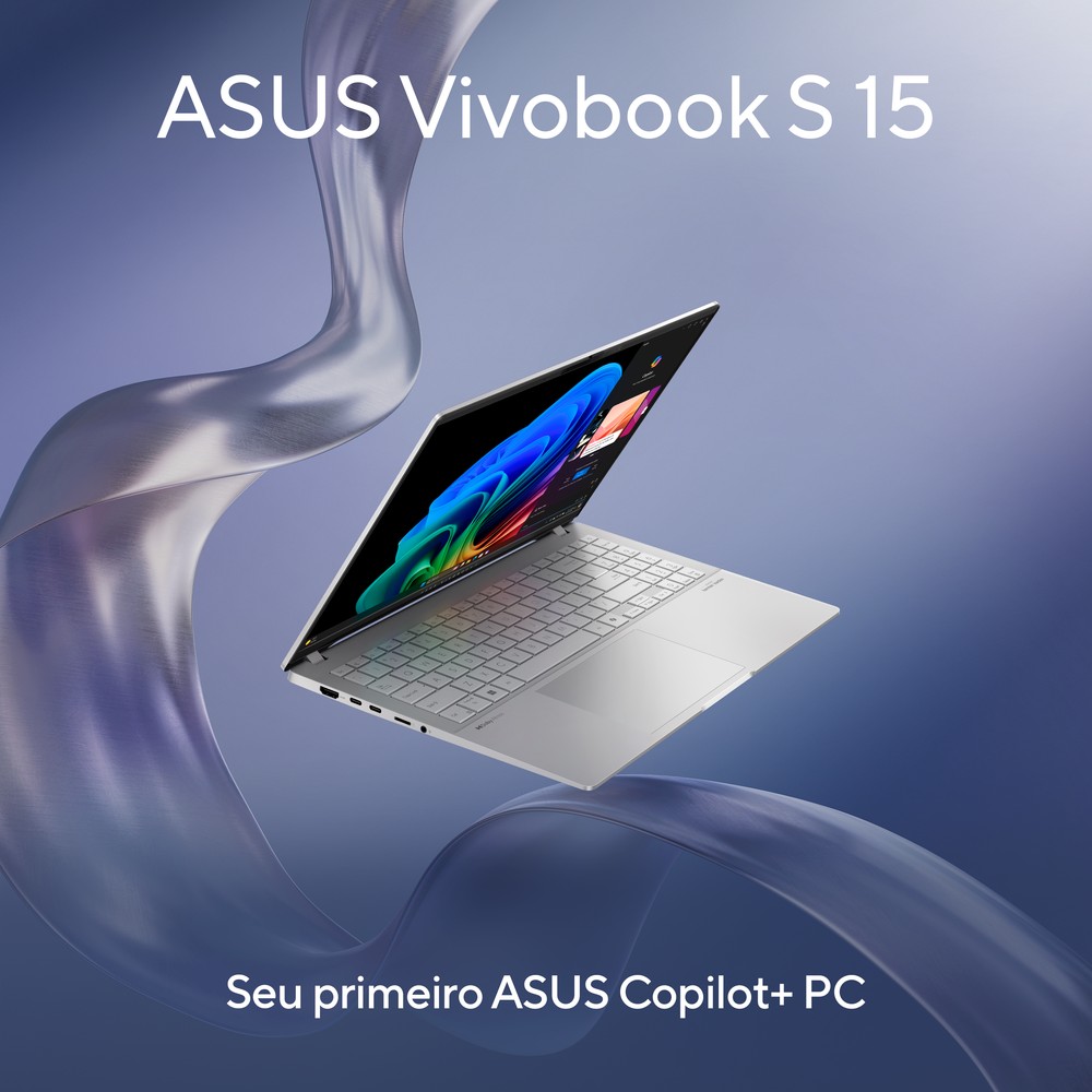 ASUS Vivobook S 15 chega ao Brasil com Snapdragon X Elite, tela