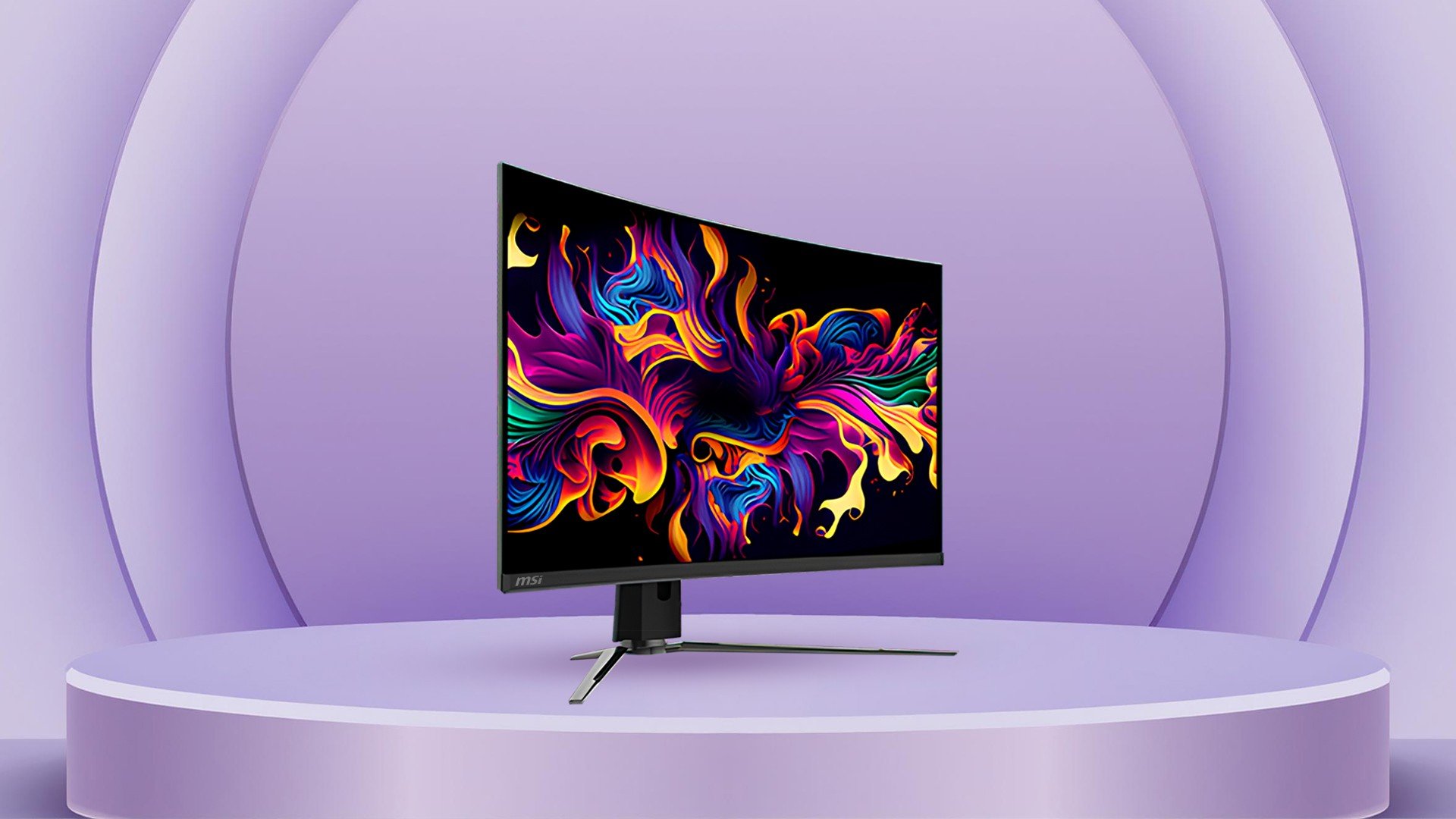 MSI announces gaming monitor with 32-inch QD-OLED display, curved design and 240 Hz refresh rate