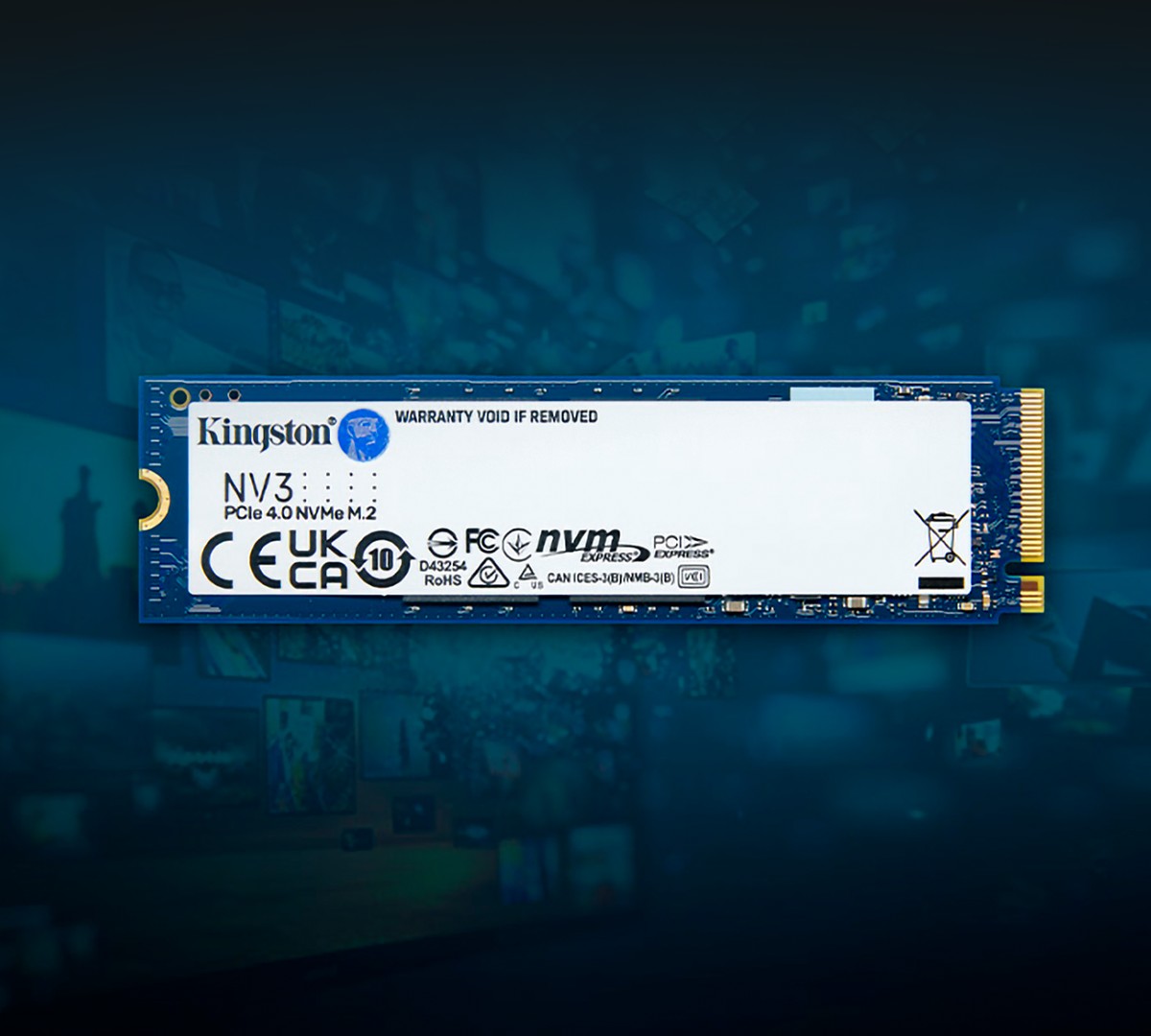Nova geração! Kingston anuncia SSD NVMe M.2 NV3 com velocidades de