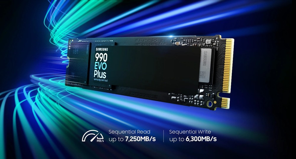 Samsung revela novo SSD 990 EVO Plus com 50% mais velocidade