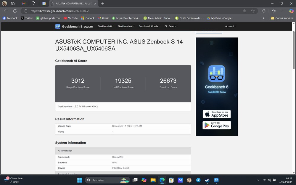 ASUS Zenbook S 14: Intel Core Ultra em pacote compacto perfeito