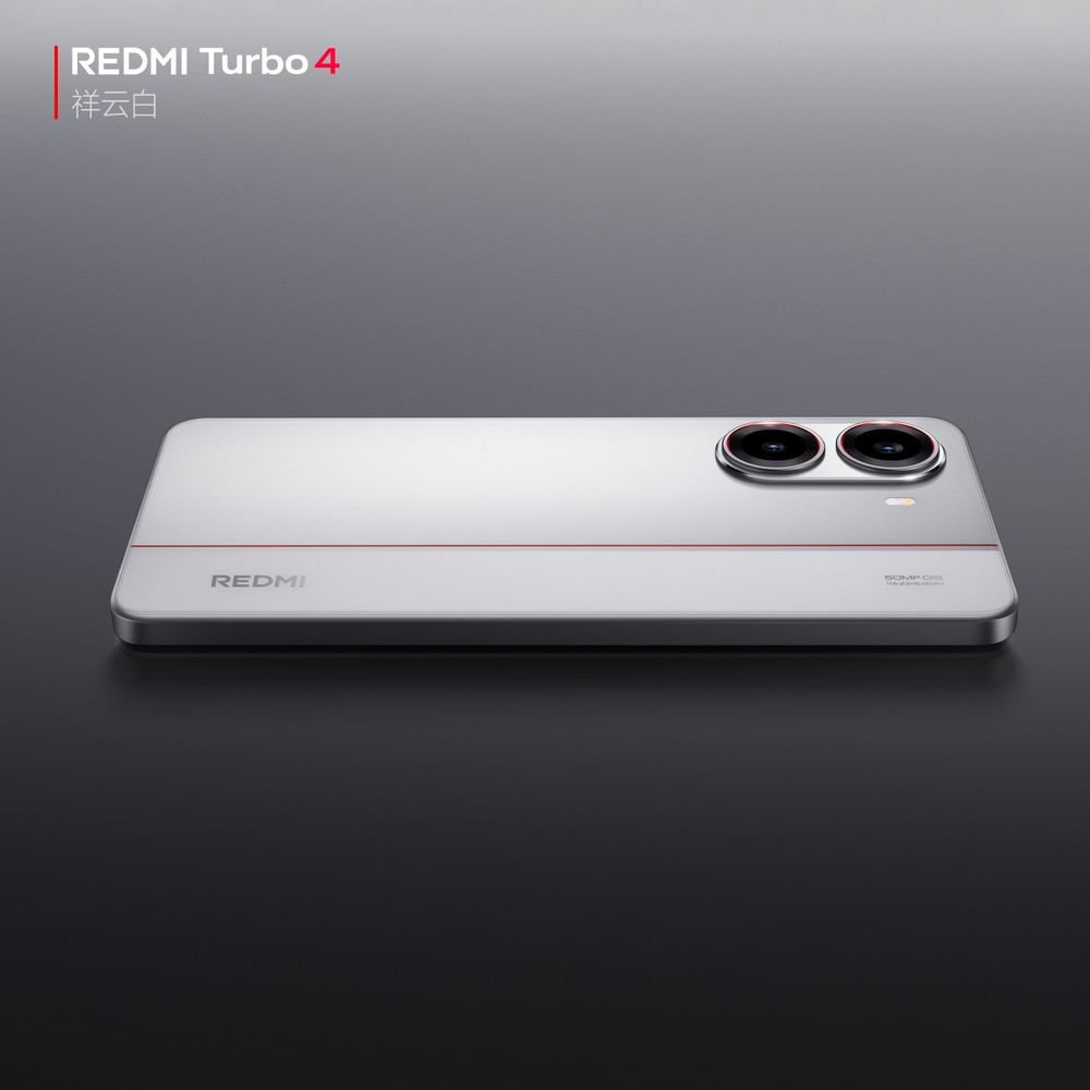 Redmi Turbo 4 ganha mais imagens oficiais com bateria de 6.550 mAh