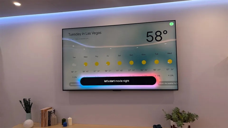 CES 2025: Google TV receberá Gemini com suporte a sensores de