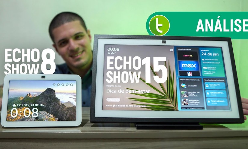 Amazon Echo Show 15 e Echo Show 8 (2024): Alexa com tela está