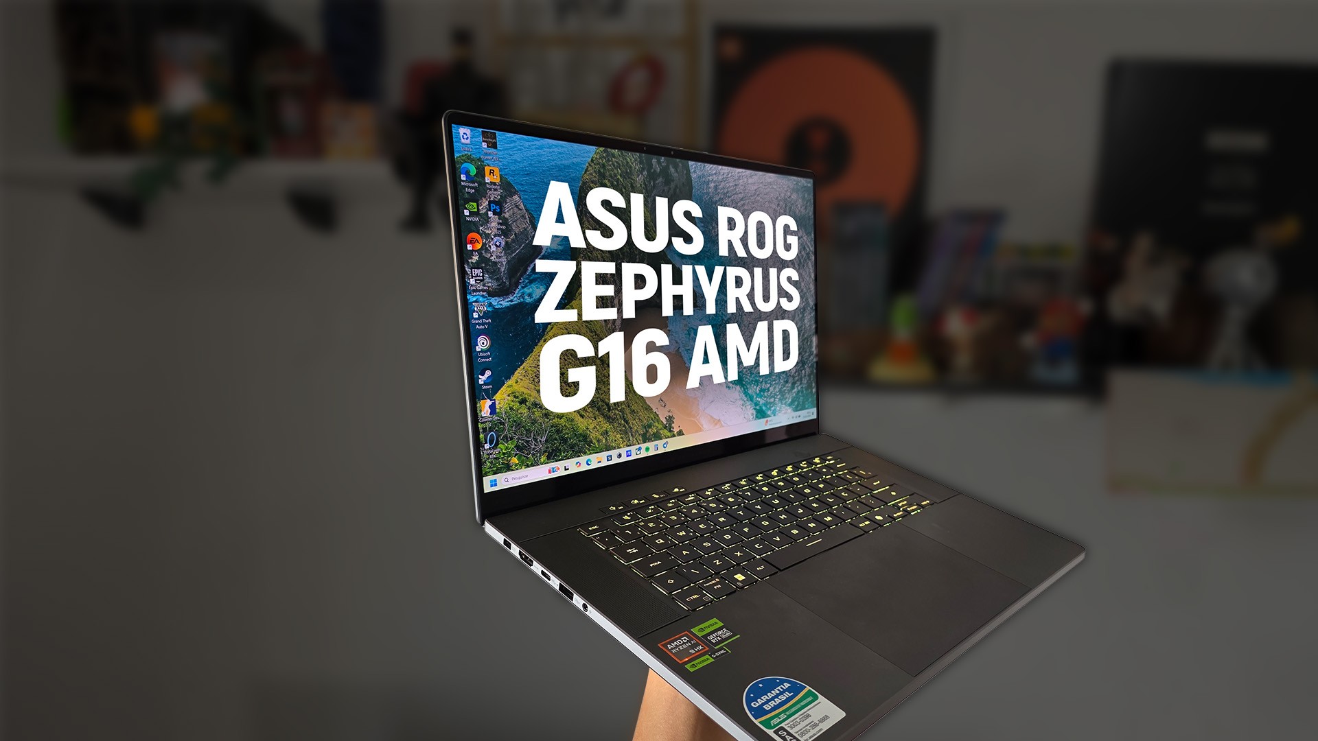 ROG Zephyrus G16: notebook gamer da ASUS tem muita potência e corpo fino | Análise / Review