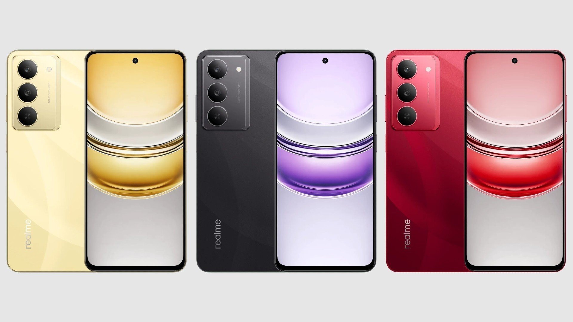 Realme V70 e V70s têm especificações, design e preços vazados