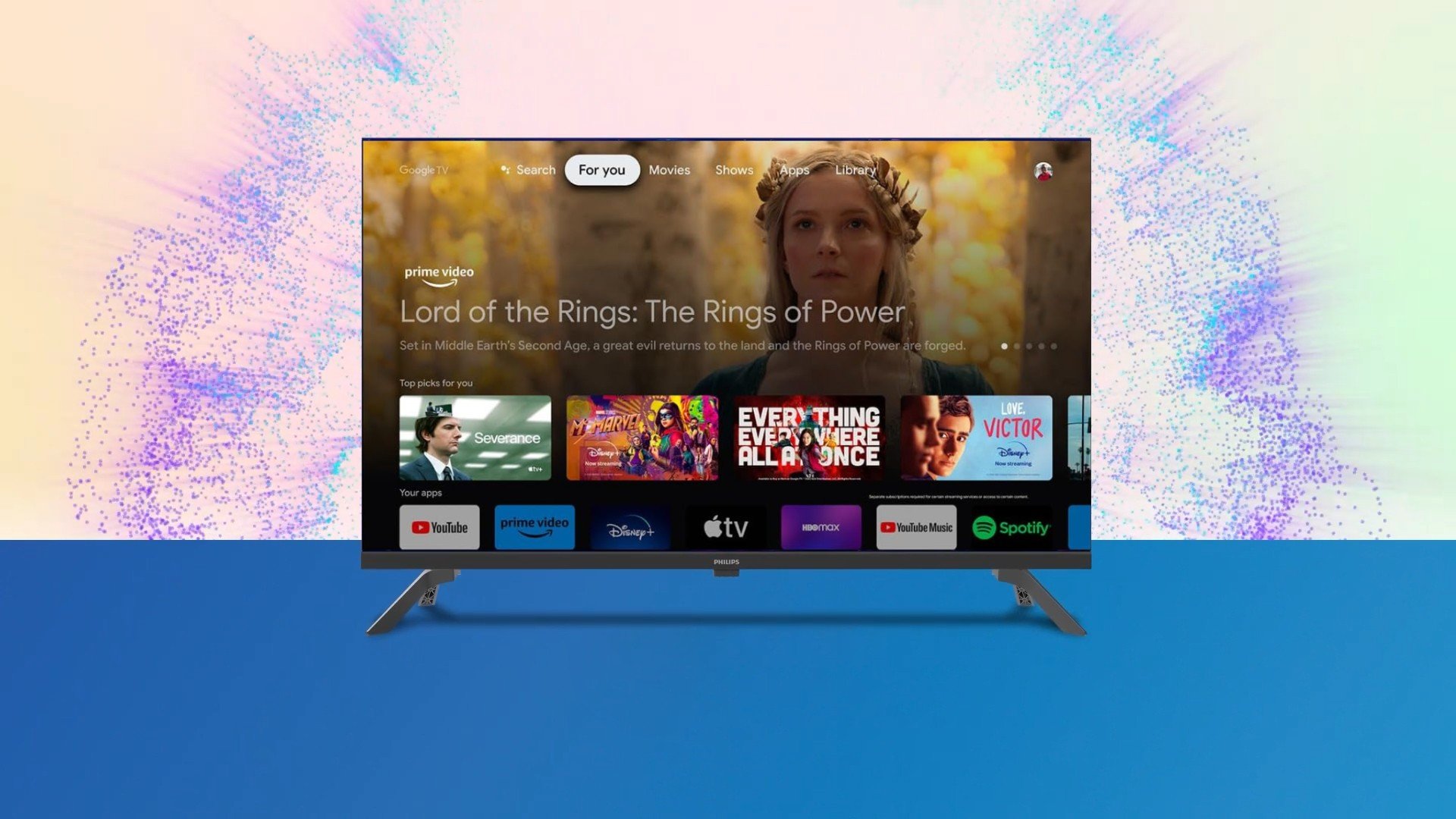 Smart TV Philips 32" com Google TV e comando de voz com melhor preço histórico na Amazon