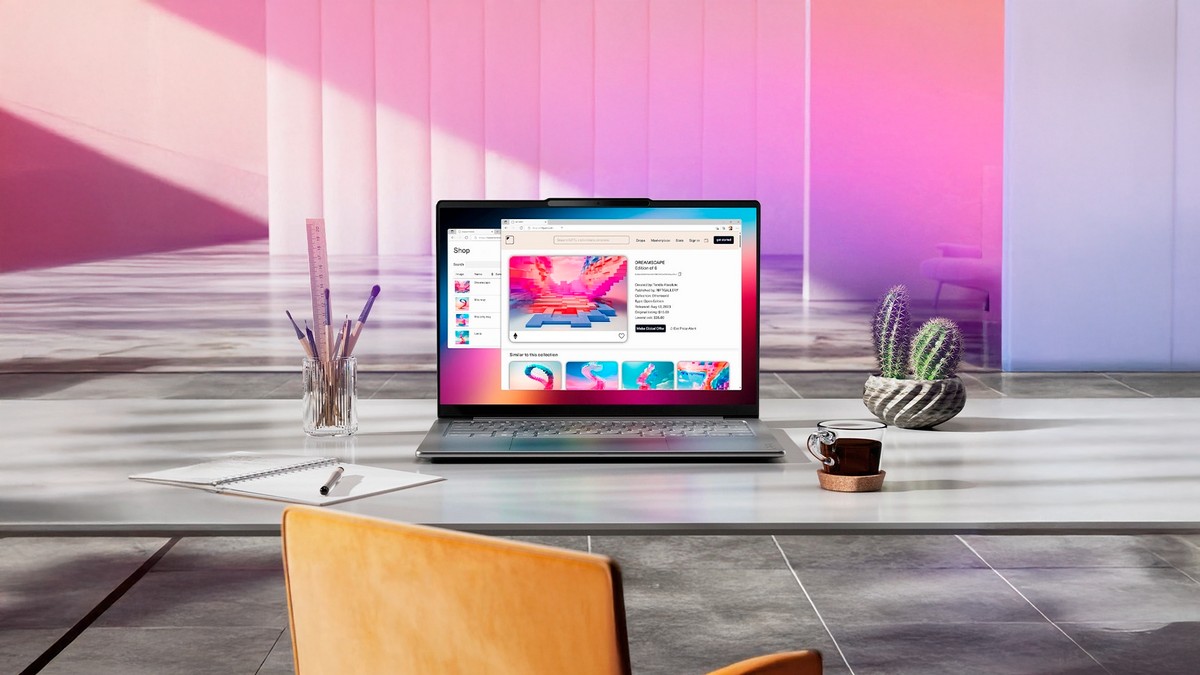Lenovo Yoga Slim 7i: notebook une Intel Core Ultra e tela OLED nesta oferta