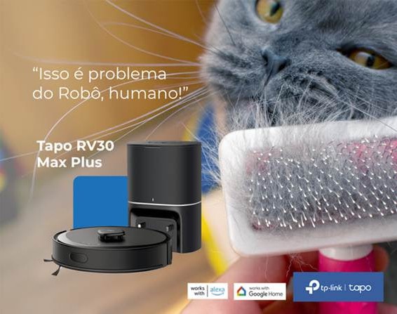 TP-Link lança Tapo RV30 Max Plus como seu novo robô aspirador