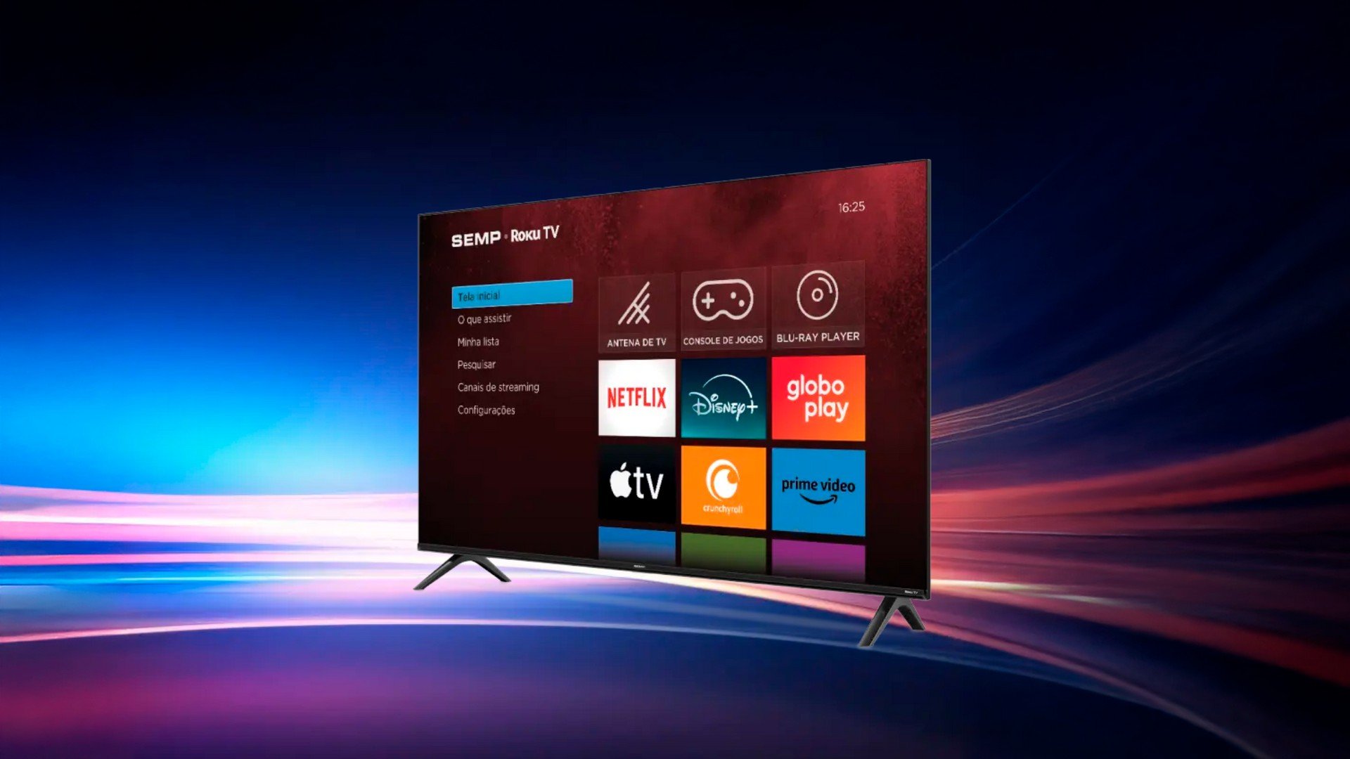 Semp 32R6610: aproveite Smart TV com sistema Roku em oferta por menos de R$ 1.000