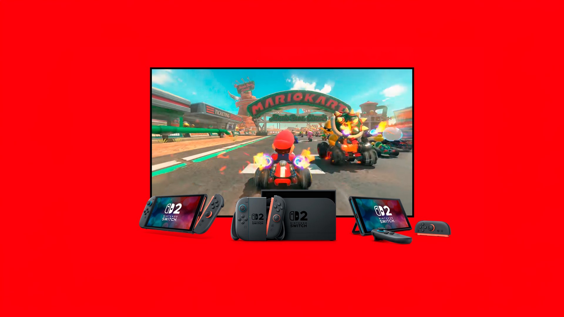 Nintendo Switch 2 tem tamanho de Mario Kart World e mais jogos revelado