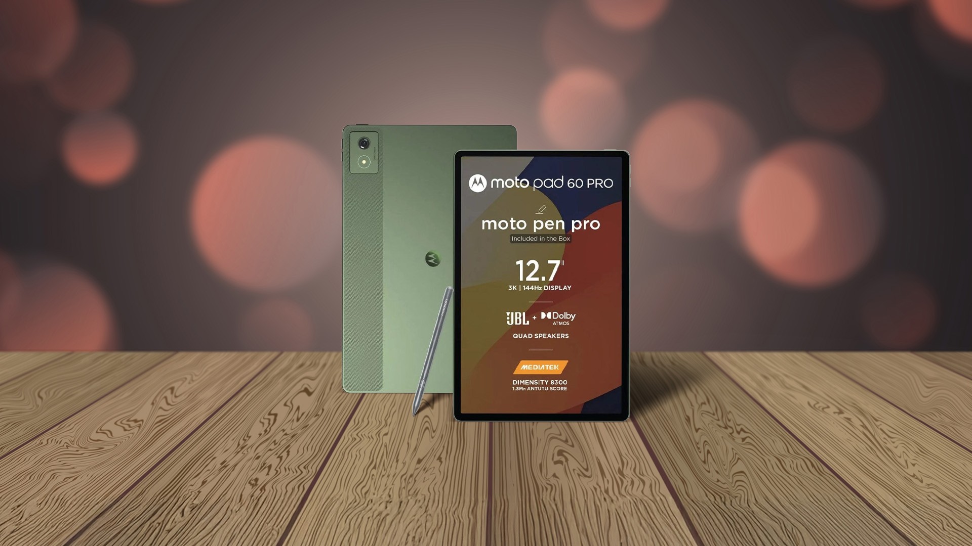 Motorola anuncia Moto Pad 60 Pro com tela de 144 Hz e Dimensity 8300